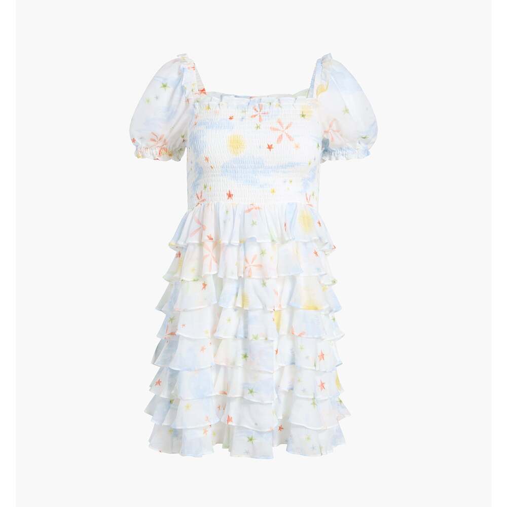 Hill House Home The Mimi Nap Dress - Celestial Floral Georgette Size XXSCelestia